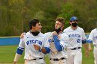 Baseball vs CGA  Wheaton College Baseball vs Coast Guard Academy during game two of the NEWMAC semi-finals playoffs. - (Photo by Keith Nordstrom) : Wheaton, baseball, NEWMAC